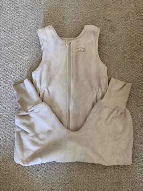 Halo Light Beige Fleece Wearable Blanket Sleep Sack